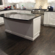 Daltile Black Granite Countertop in Chicago, IL kitchen remodel