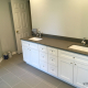 Daltile NQ52 Mercer Gray Quartz Countertop in Buffalo Grove, IL bathroom remodel