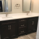 Daltile NQ97 White Sands Quartz Countertop in Libertyville, IL bathroom remodel