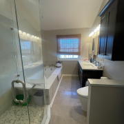 Daltile OQ32 Niagara Quartz Countertop in Lake Zurich, IL bathroom remodel