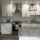 Daltile Siberian White Granite Countertop in Libertyville, IL kitchen remodel