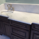 Regency MSI Arabescato Venato Marble Countertop in Libertyville, IL bathroom remodel